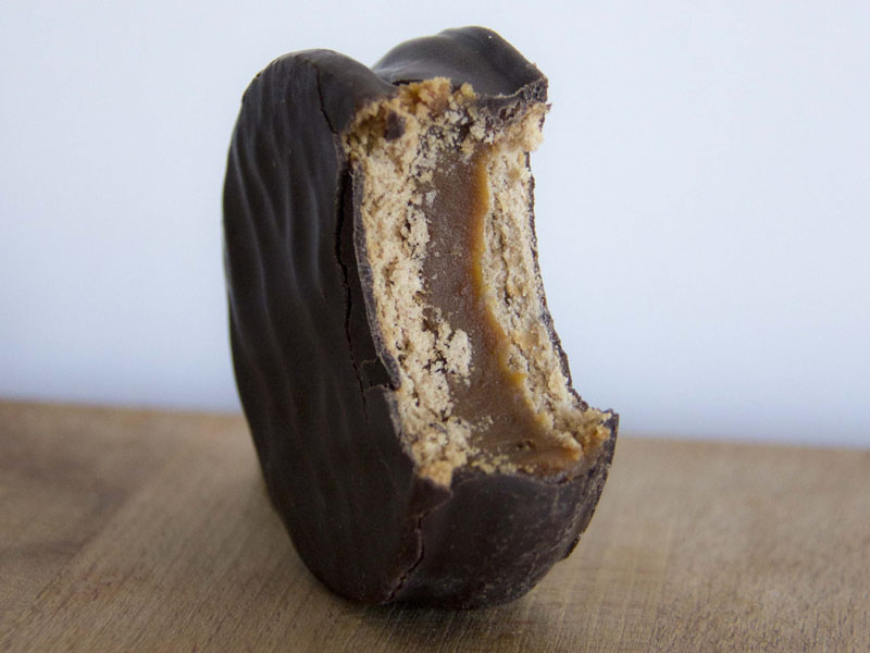 alfajor esturión de mousse de limón