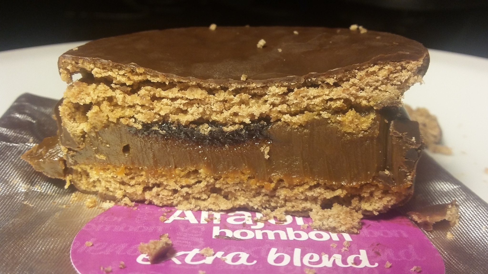 alfajor guolis de frambuesa